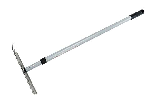 Senkichi Telescopic Stainless Steel Rake, 1,300mm (Minimum 800mm)