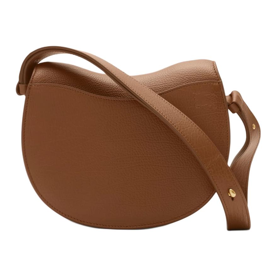 Burberry Rocking Horse Adjustable Leather Shoulder Strap B-Type Closure Calfskin Crossbody Bag Small Women Bags Light-Brown 80972241