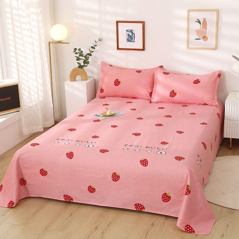 Warm and Comfortable Bed Sheets, Skin-friendly, All-season Dormitory Bed Sheets