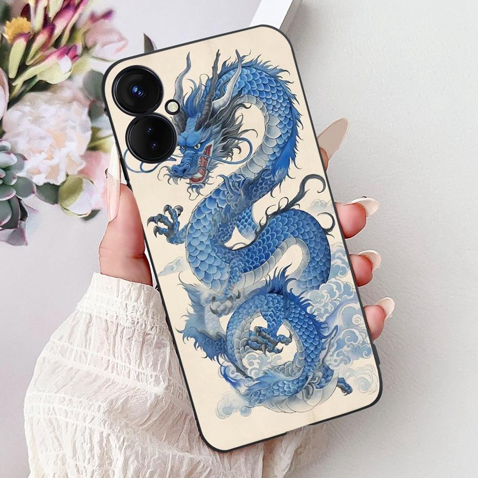 For Tecno Spark 9 Pro Case Spark9 Pro KH7n New Luxury Painted Cover Soft Silicone Phone Case For Tecno Spark 9T Spark9T KH6 Bags