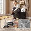 Storage Chest Large 102L Blanket Box 80 x 40 x 45cm, Black