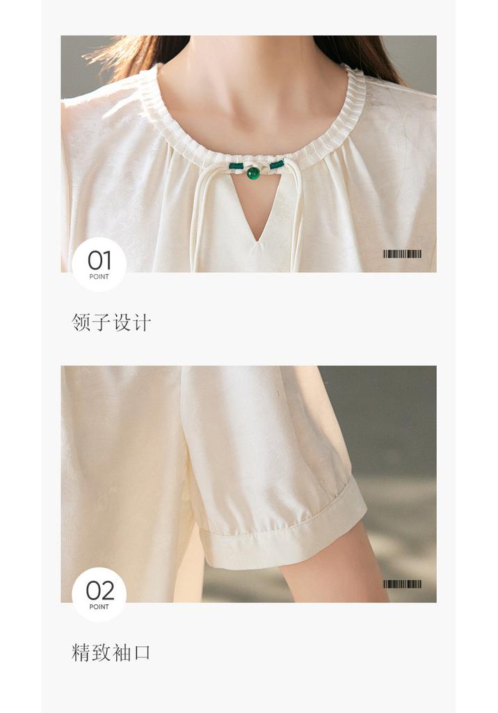 New Casual Shirt for Women In Summer of 26, Women's Base, High-end Feeling, Women's Pullover Shirt, Women's Short Sleeved Top, T-shirt for Women