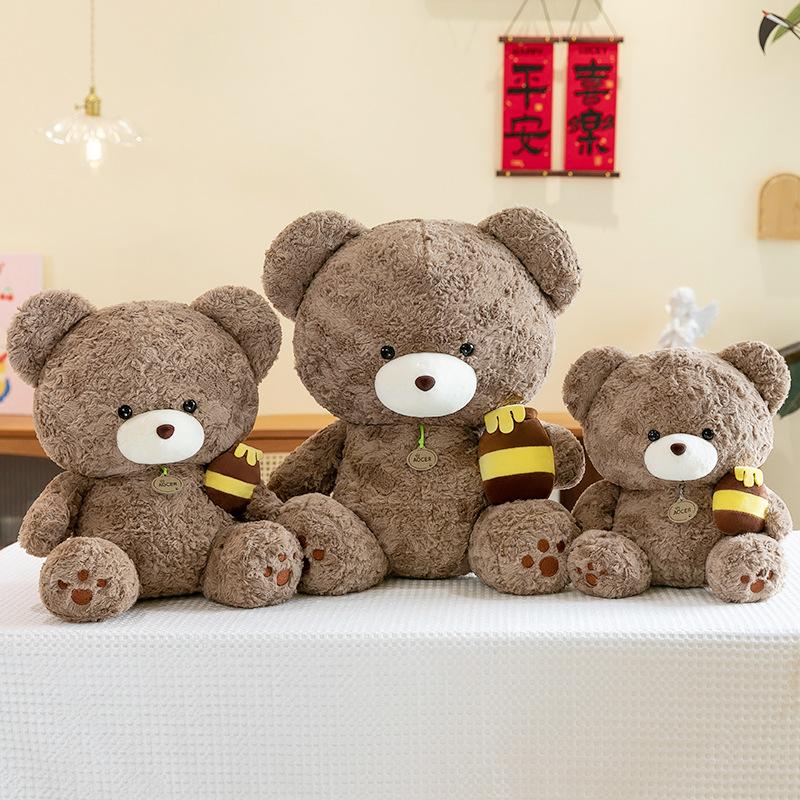 Internet Celebrity Honeypot Bear Doll Cute Teddy Bear Rag Doll Cuddle Bear Sleep Hug Pillow