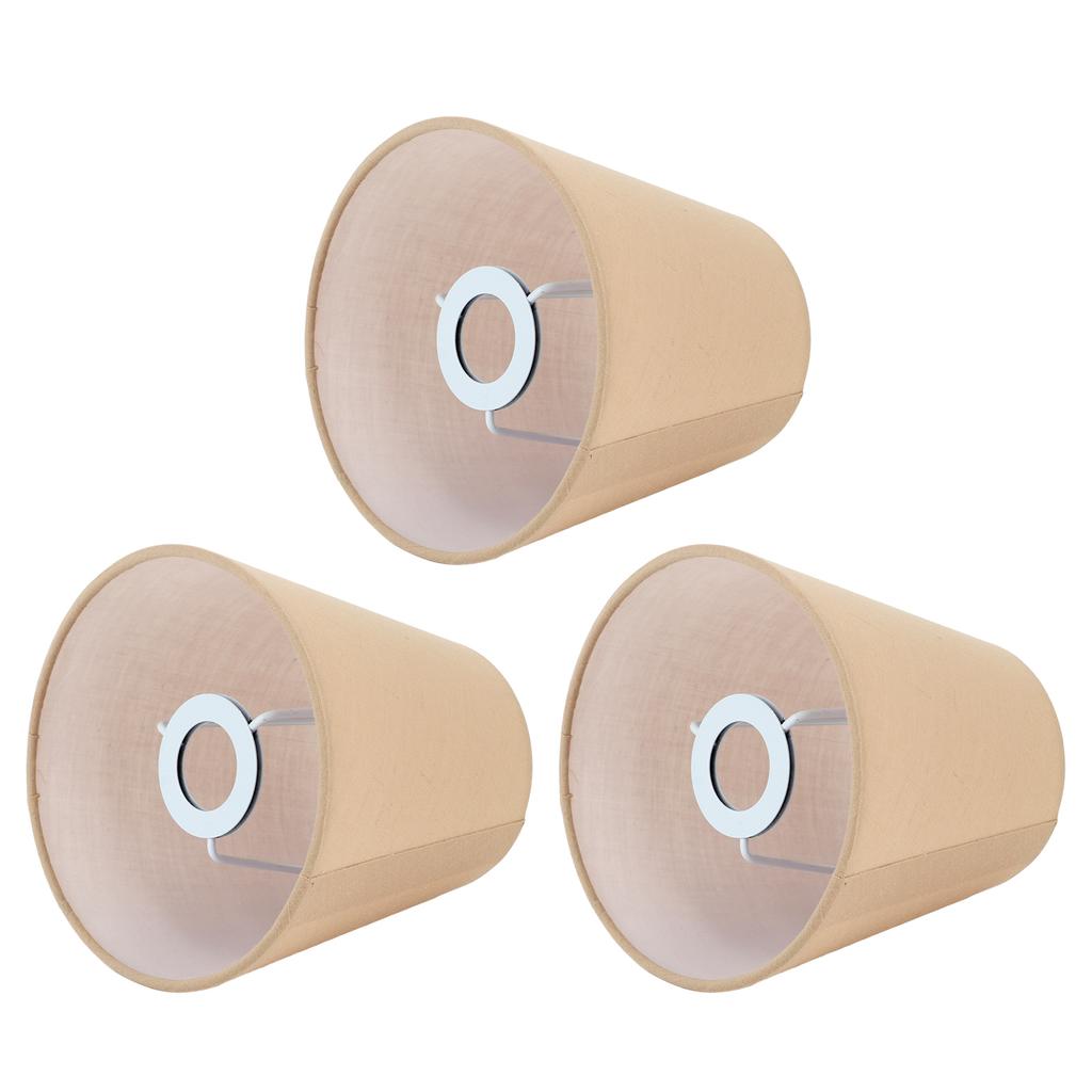 3pcs Cloth Fabric Lampshade Innovative E14 Intervention Type Modern Fabric Lampshade Dust Cover for