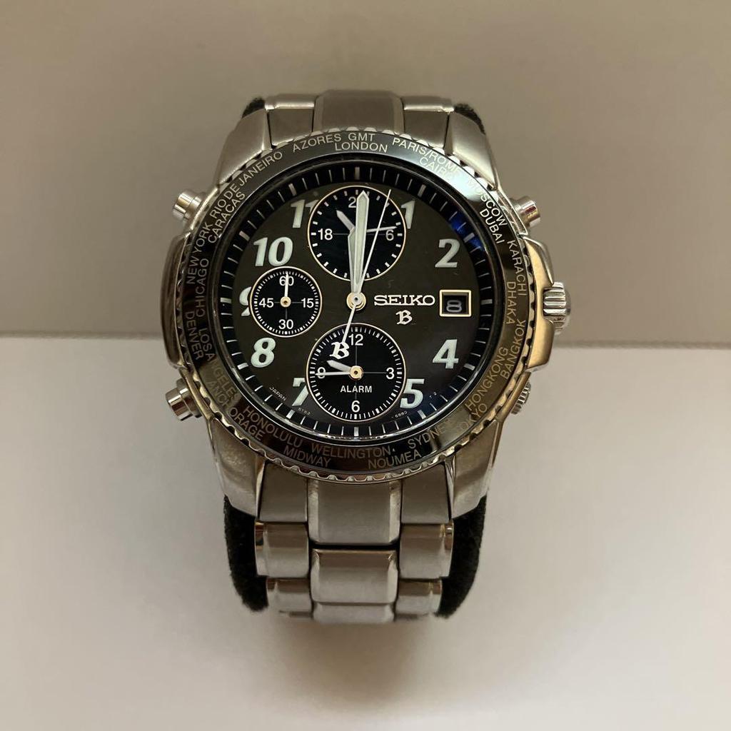 [USED] Seiko Brightz Titanium Sapphire Crystal 5T52 Watch