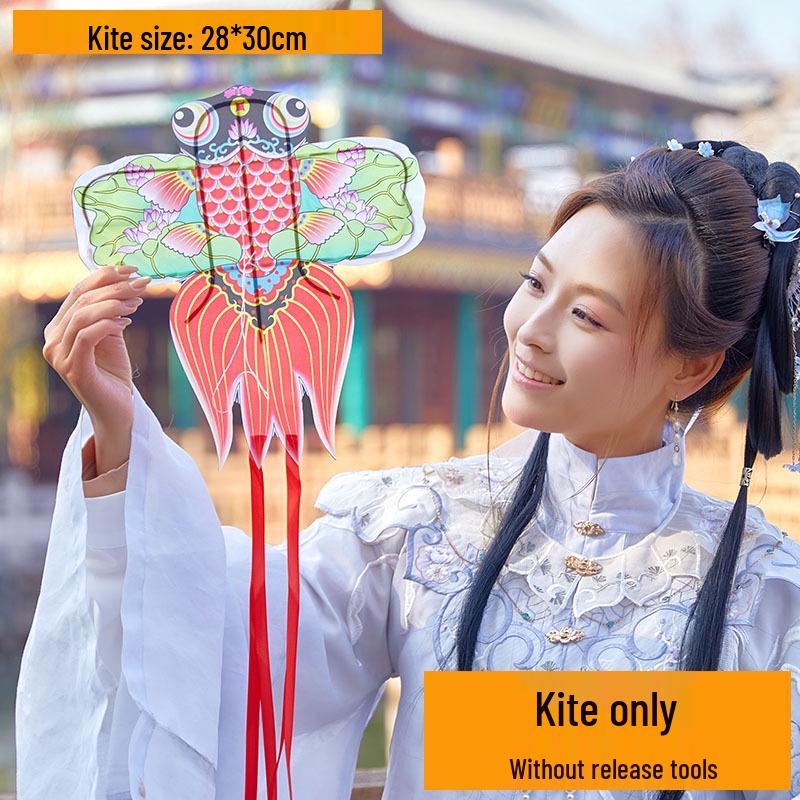 2026 Small Sand Swallow Bamboo Kite with Fishing Rod - Dance Costume Decoration Props for Kids