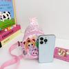 Toddler Baby Three Cartoon Crossbody Bag Pattern Breathable Fabric Outings Daily