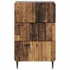 Nightstand with Drawers Reclaimed Wood Look 43 x 41 x 68 cm Engineered Wood