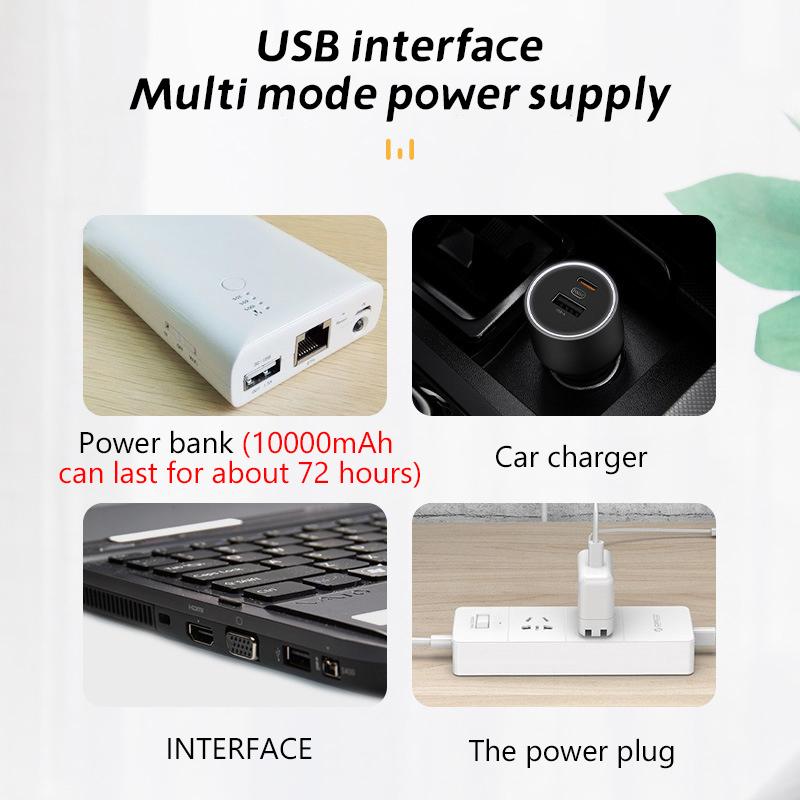 Aquarium Oxygen Air Pump Usb Small Oxygenator For Fish Tank Silent Air Compressor Mini Aerator Portable Fish Tank Accessories