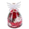 Preserved Rose Glass Figurine Multifunctional LED Light Preserved Flowers Decor for Anniversary Birthday
