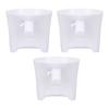 3PCS Flour Funnel Fit for Artisan KSM150 4.5 5 Qt Tilt Head Mixer Anti Splashing Flour Pouring Funnel Dishwasher Safe