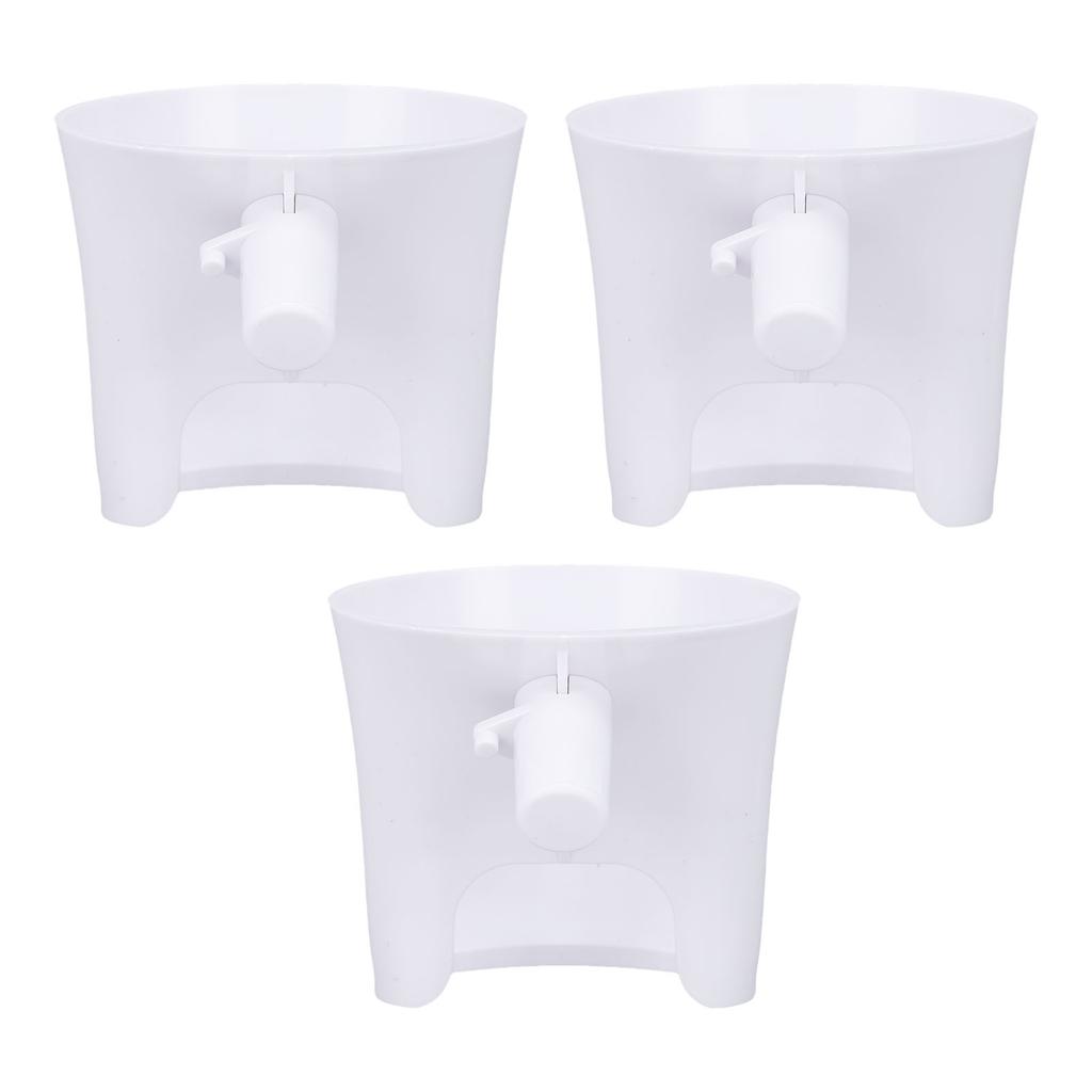 3PCS Flour Funnel Fit for Artisan KSM150 4.5 5 Qt Tilt Head Mixer Anti Splashing Flour Pouring Funnel Dishwasher Safe