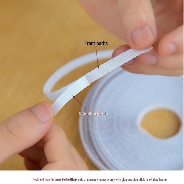 DIY Mückensicheres Fliegengitter: Selbstklebendes Polyester - Schwarz, Weiß, Grau. Einfache Klettverschluss-Installation für den Heimgebrauch.