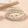 Boho Perlenarmband Instagram-inspiriert Nischenstil Farbblock-Stapelarmband-Set