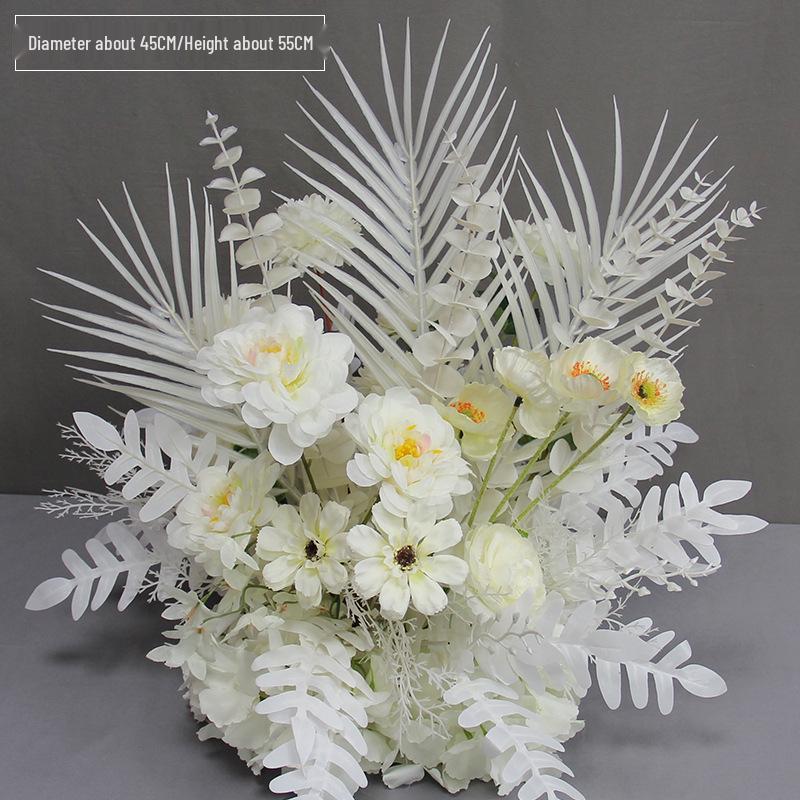 Artificial Wedding Aisle Flowers: Hotel Table Arrangements & Decorative Flower Balls for Stage and Welcome Area