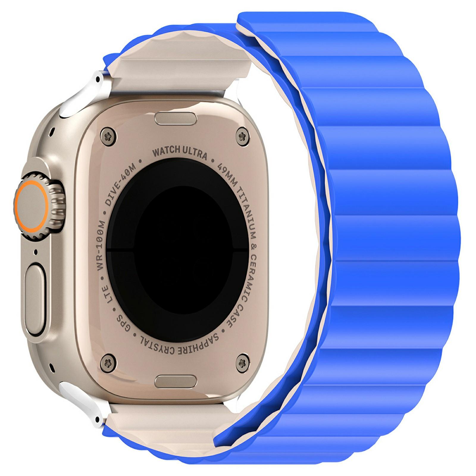 

Магнітний ремінець для годинника Dux Ducis серії SD для Apple Watch серій 10 Ultra 9 8 7 SE 6 5 4 3 2 1 46 мм 49 мм 45 мм 44 мм 42 мм Klein Blue/Beige