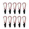 10pcs Tent Clips Tent Accessories Outdoor Tarpaulin Clips Anti-wind Fixed Camping Tent Clamp Clips Crocodile Clip Plastic Hook