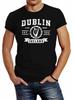 Mens T-Shirt Dublin Ireland Retro Design Print Print Font Fashion-