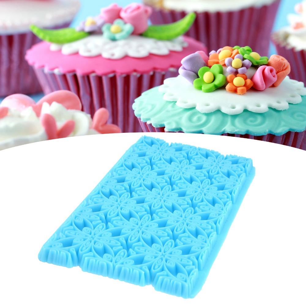 Hollowed-out Embossing Mold PP Gum Paste Mold Combination Fondant Cake Mold Home Kitchen