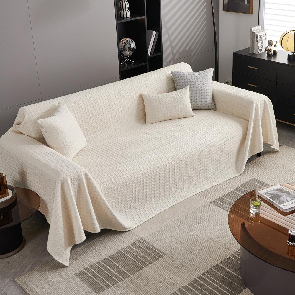 Summer Ice Silk Sofa Cover Towel Cool Feeling Sofa Cover Simple Modern Summer Anti-Scratching Summer Mat Sofa Cushion