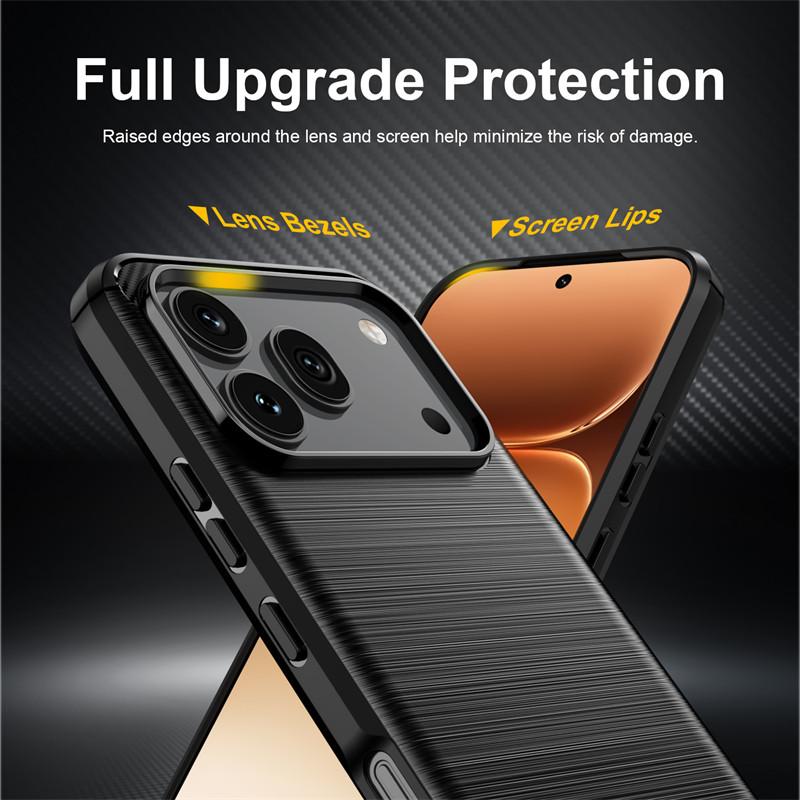 For Honor 600 Pro Honor 600 Case Brushed TPU Cases Honor 600 Pro Cover Funda Shockproof Anti-Slip Phone Cover For Honor 600 Pro