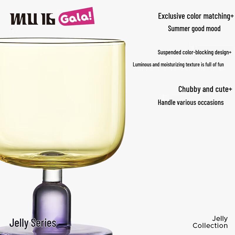 MU16 Jelly Series Glass Cup