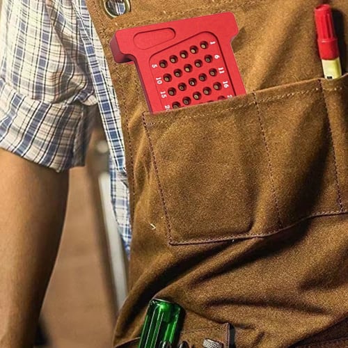 GLOWZEN Red T-Square, Woodworking Marking Tool, High-Precision Square, Marking Gauge, Carpentry Tool, Scribing Gauge, Right-Angle Measuring Tool for D