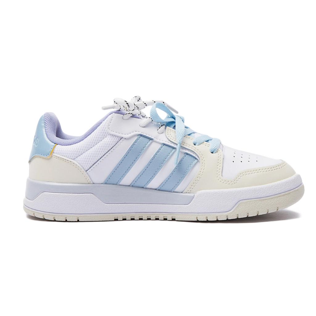 Adidas Neo Entrap Slip Resistant Abrasion Resistant Low top Skateboard Shoes Women's White Yellow Blue GX3814(Team15-)