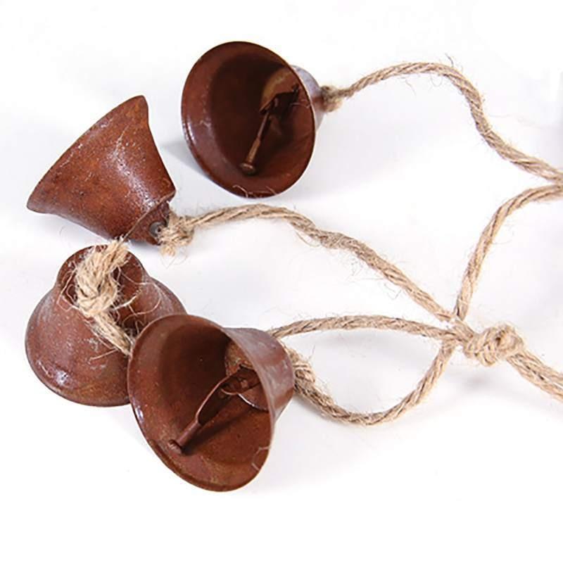 Ny Jul Trähänge Älg Hängande Dekoration Julgran Klockhänge Klockdekoration Pendel