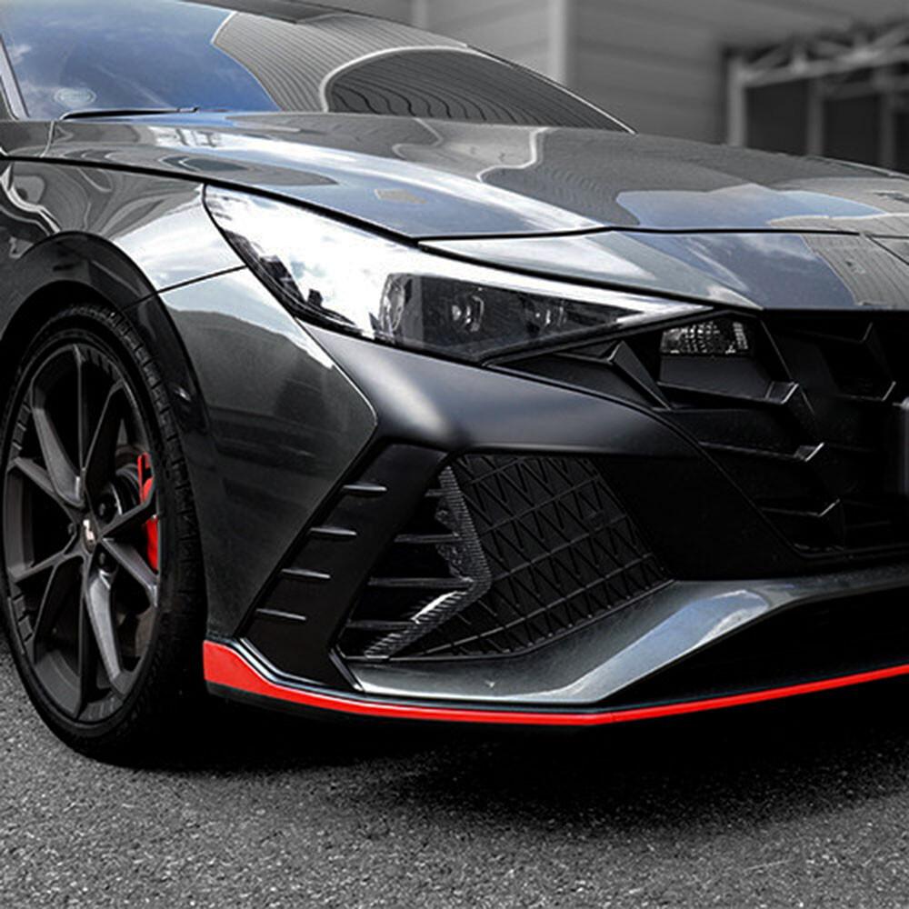 Front Fog Light Lamp Decoration Cover Trims For Hyundai Elantra CN7 N 2022 2023