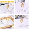 Crystal Snake Statue Hand Blown Glass Snake Figurines Chinese Snake Decoration For Home Lucky Feng Shui Decor 4.3 Inch