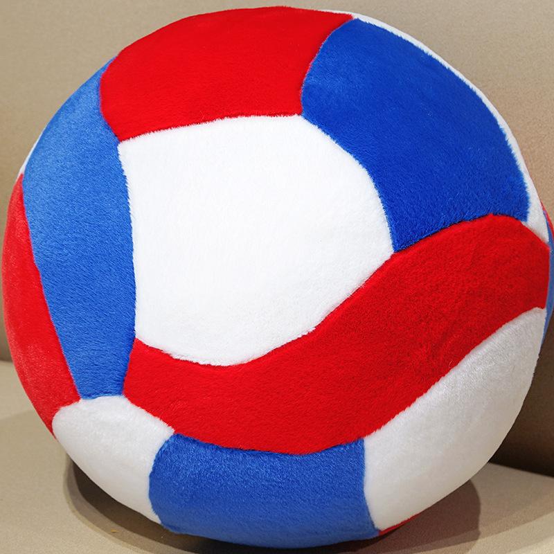New Amusing Lifelike Volleyball Plush Toys Stuffed Full Colorful Doll Soft Throw Pillow Creative Home Decor Sofa Backrest