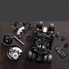 Batman Batmobile Building Blocks, Dark Knight Batman Batmobile Assembly Brick Model Toy