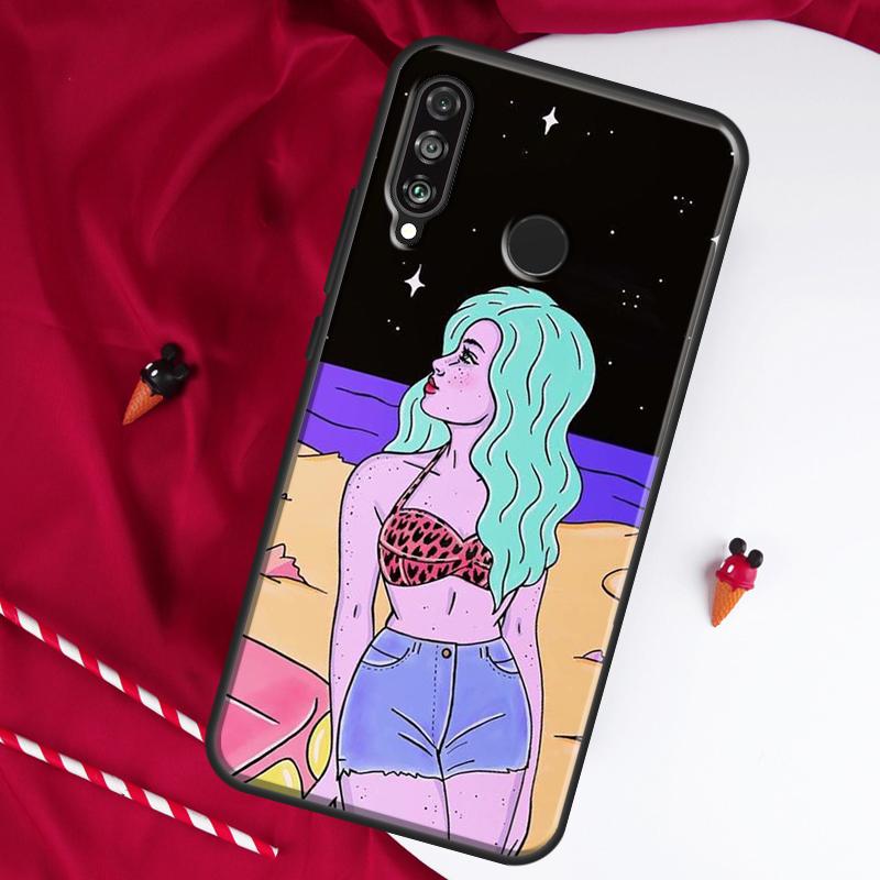 Hippie Grunge Art For Huawei Nova 10 SE 9 5T 12s 12i 11i Y91 Y90 Y60 Y70 Y72 Y61 P20 P30 P40 Lite P60 Pro Case