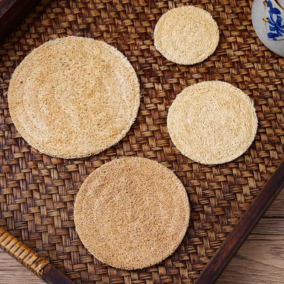Loofah Teapot Coasters Purple Clay Teapot Coasters Tea Ceremony Tea Sets Tea Holding and Heat Insulation Pads