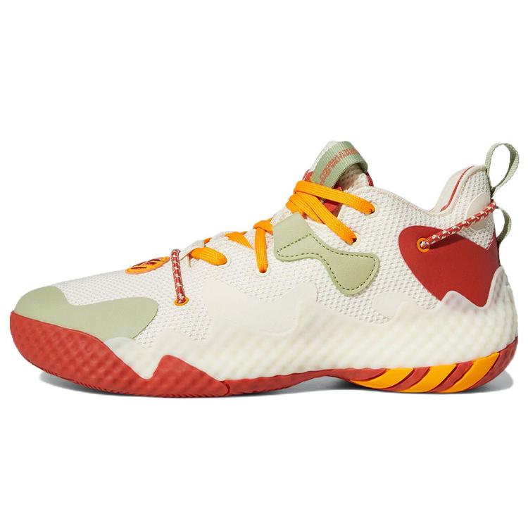 adidas Harden Vol. 6 'Wonder White Magic Lime' (Unisex) Wonder White / Magic Lime / Altered Amber Basketball Shoes GW9030