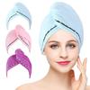 Thickened Dry Hair Cap Super Absorbent Quick Drying Shower Cap Towel Women's Minimalist Headscarf Household Bathroom Supplies