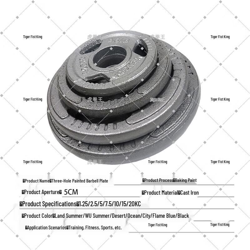 Piastra di Presa in Ghisa Verniciata a Tre Fori Hukuanwang