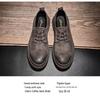 Retro British Style Men's Pigskin Leather Casual Shoes