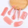 7PCS/Set Natural Resin Guasha Scraping Massage Tools Facial Body Massage Acupoint Body Care SPA Multi-colors