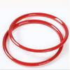 1 pair Red Interior Dashboard Ring Cover Trim Decor For Ford Mustang 2015-