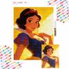 Snow White Diamond Painting Mosaic Painting Art Kit Handmade DIY Home Decor