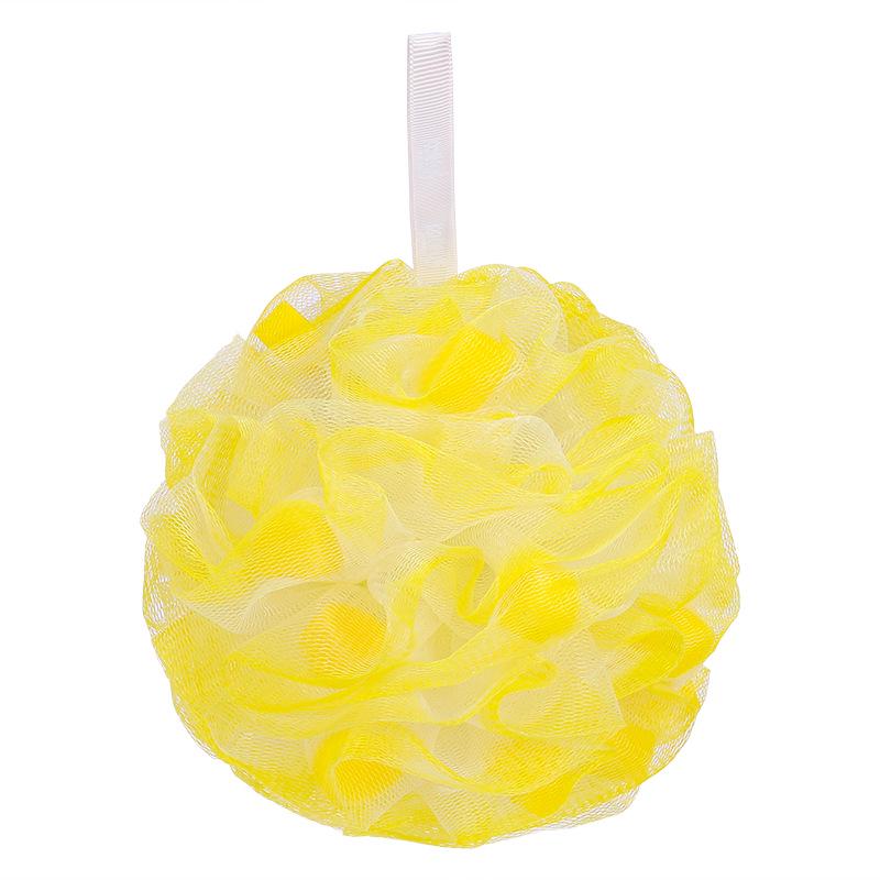 Heart-Shaped Super Soft Sponge Bath Ball - Durable, Quick Lather, Perfect for Bath & Back Scrubbing