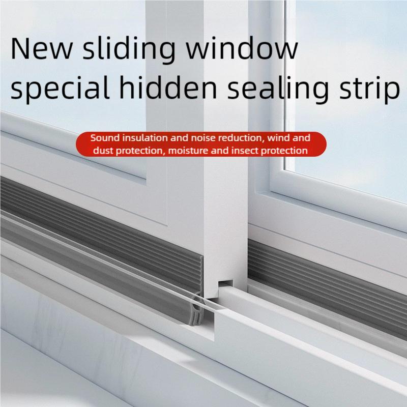 TPE Self Adhesive Window Seal Strip Adhesive Triple Sound Insulation Windproof Anti-Cold Door Under Flexible Weatherstrip Tape