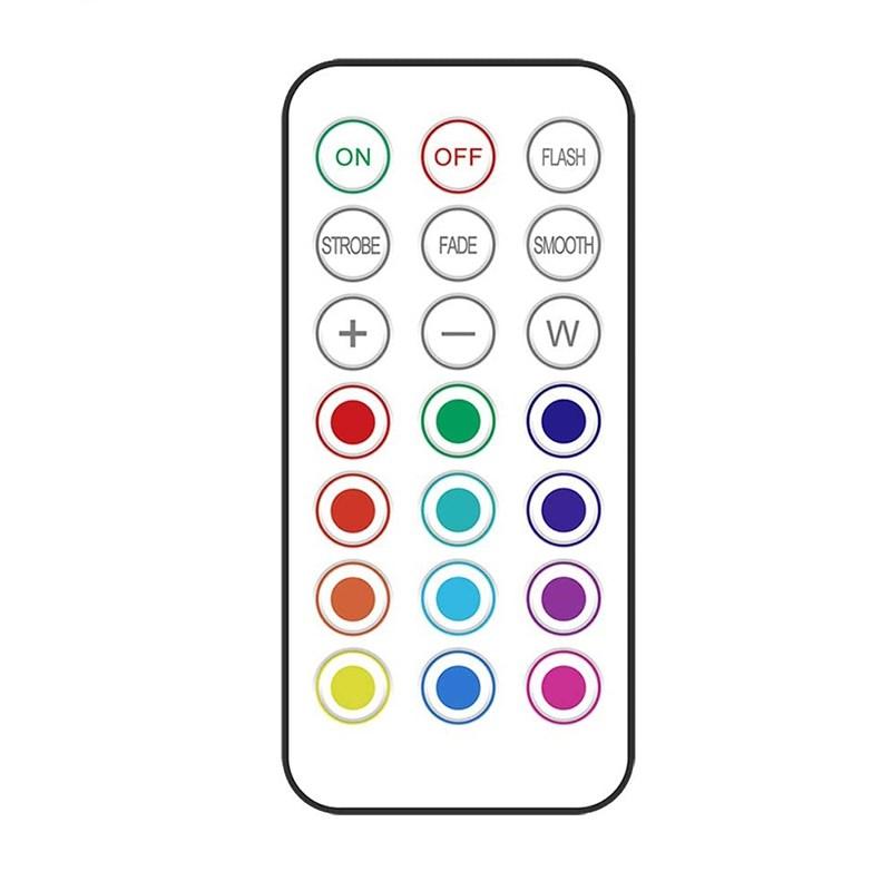 

12 Colors LED Remote Control Cabinet Light RGB Kitchen Wireless Cupboard Lamp Remote
