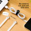 1/4PCS Cat Data Cable Storage Strap Velcro Cable Tie Cable Organizer Computer Cable Tie Organizing Wire Fixer