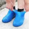 1 Pair Latex Waterproof Shoe Covers Unisex Non-Slip Overshoes Reusable Rain Walking Cycling Shoes Accessories Boot Protectors