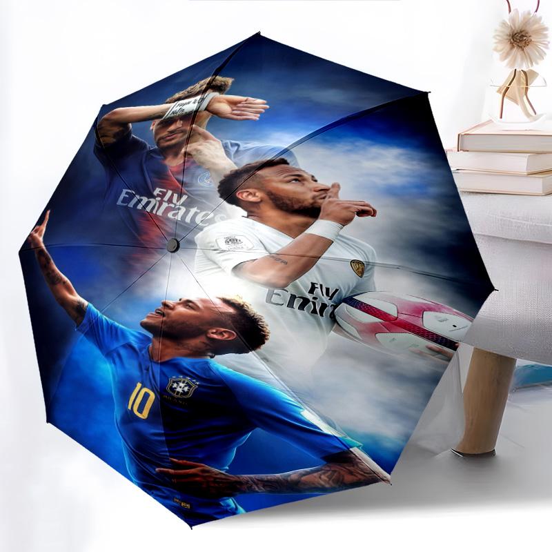 Ronaldo's Goals Folding umbrella Portable Umbrella light Three folds Gift