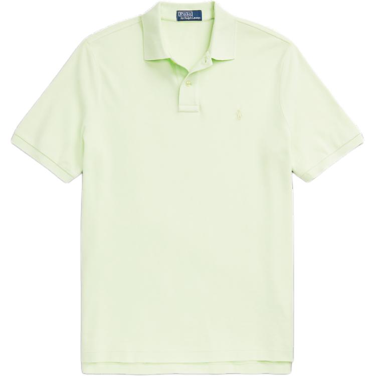 

Polo Ralph Lauren Solid Color Polo Shirt Men tops Green MNPOKNI1N822213-300 XXL