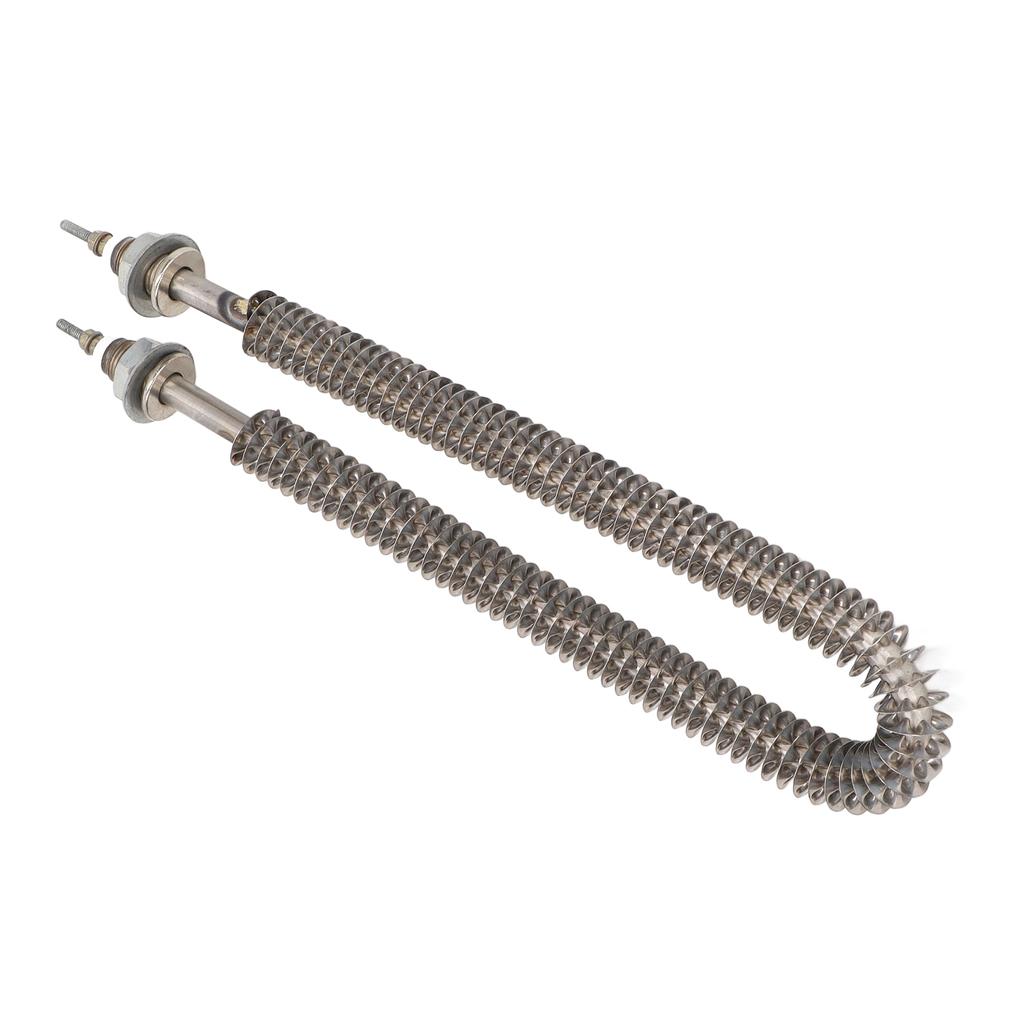 Finned Heating Tube Stainless Steel U Shape Fast Heating Up High Thermal Efficiency Finned Electric Heat Tube 220V
